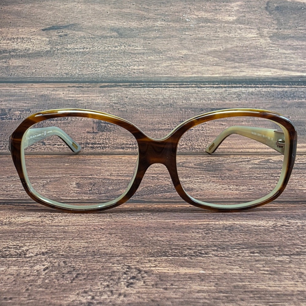 Ralph Lauren RA 5059 535/13 Tortoise Brown Green Eyeglass Frames 58-17-130